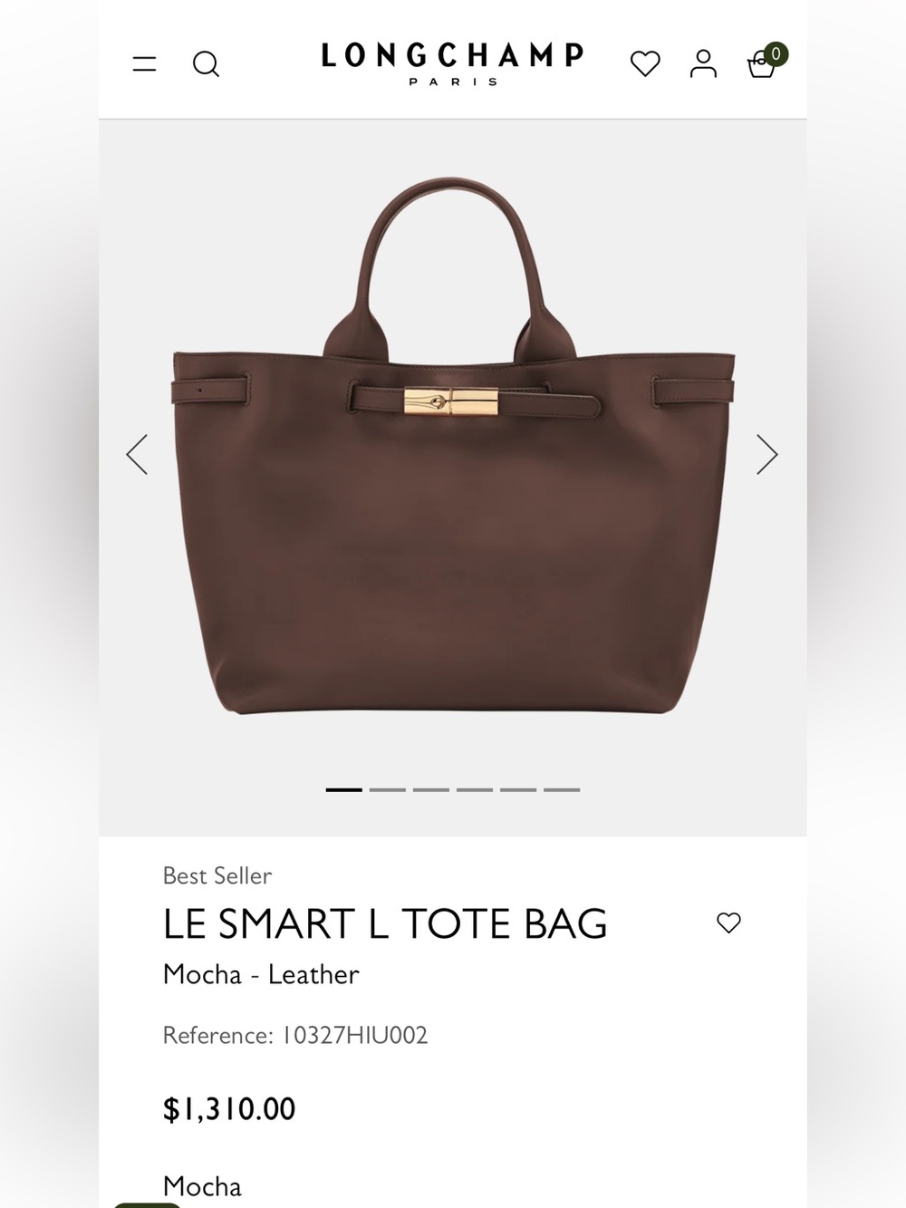 Longchamp Le Smart L Tote Bag